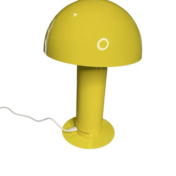 JONATHAN Y Lamp Yellow Mushroom Rechargeable Touch 7.13"D x 7.13"W x 10.75"H NEW - Picture 2 of 6
